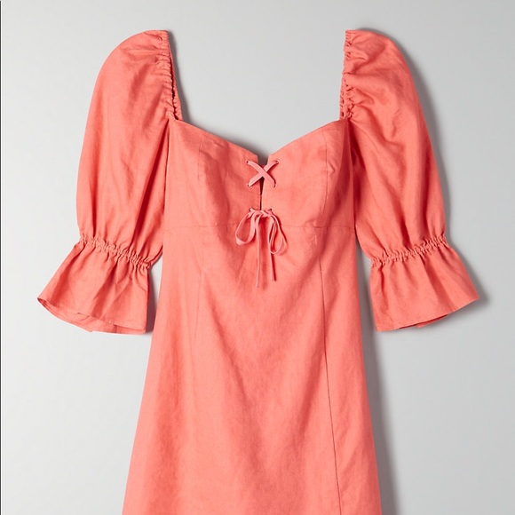 Aritzia Dresses & Skirts - NWT!!! Aritzia Wilfred Stanza Dress Pink XS